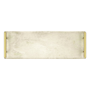Happy Hour Giclée Tray- White Marble
