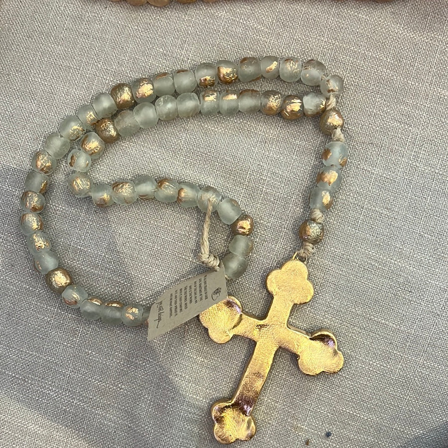 Prayer Glass Beads  Long