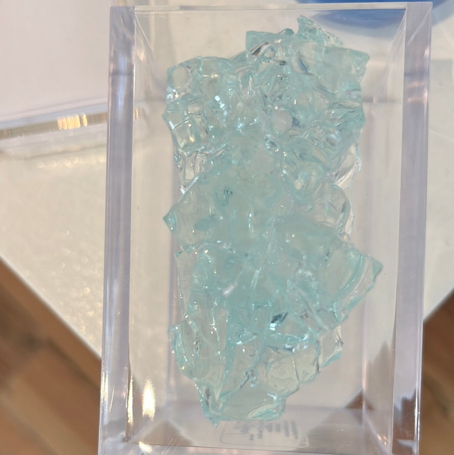 Repurposed Glass Resin Acrylic Holder