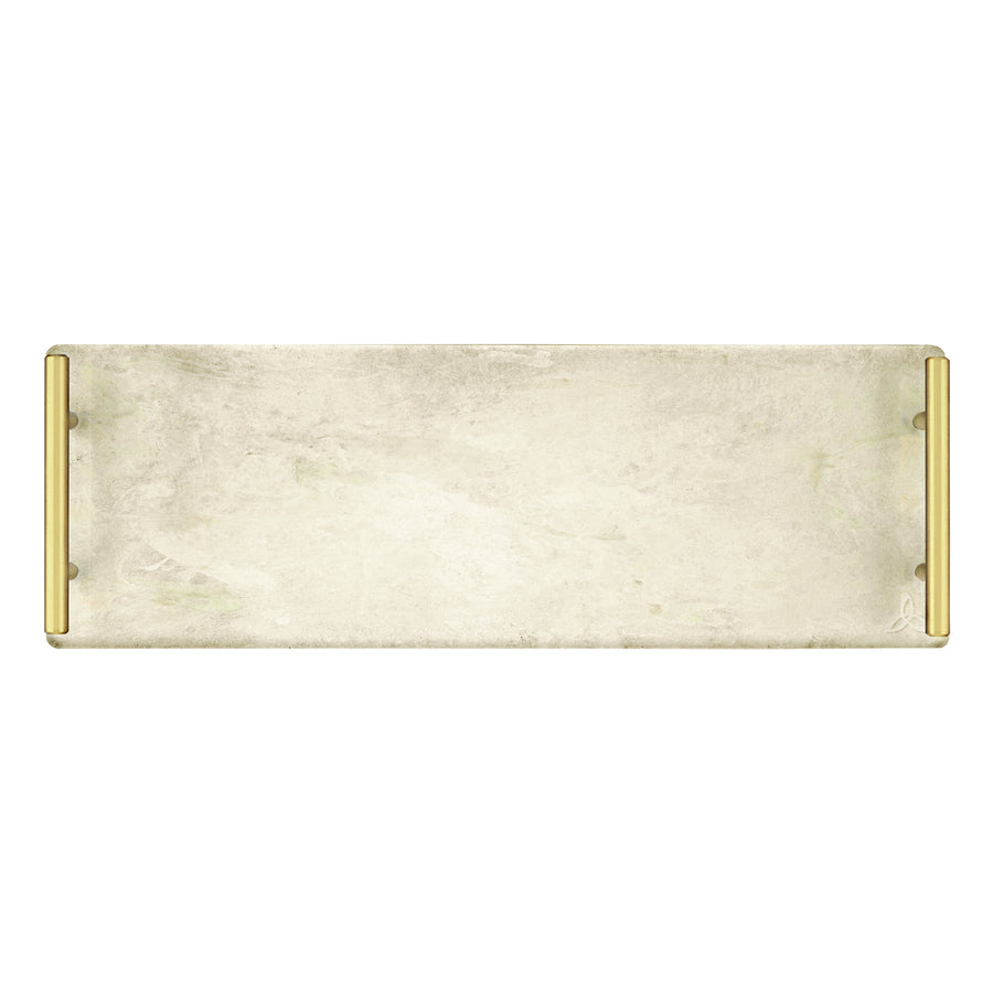 Happy Hour Giclée Tray- White Marble